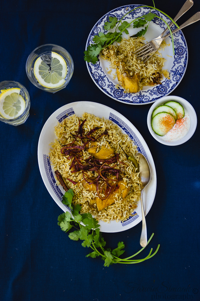 Mildly Spiced Chicken Biryani