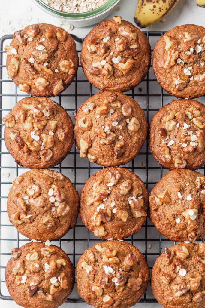 Banana Oat Lactation Muffins (Without Brewer's Yeast)
