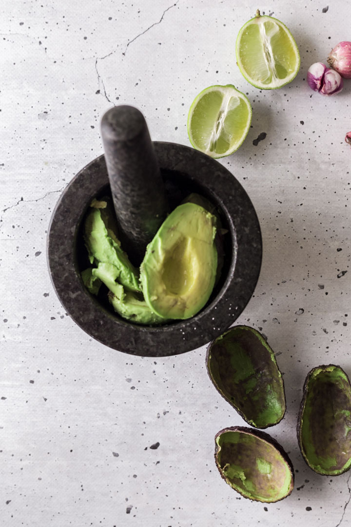 ingredients for guacamole