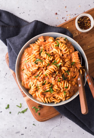 roasted vegetable and tomato pasta sauce