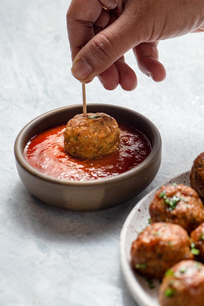 Air Fryer Chicken Meatballs (Quick & Easy)