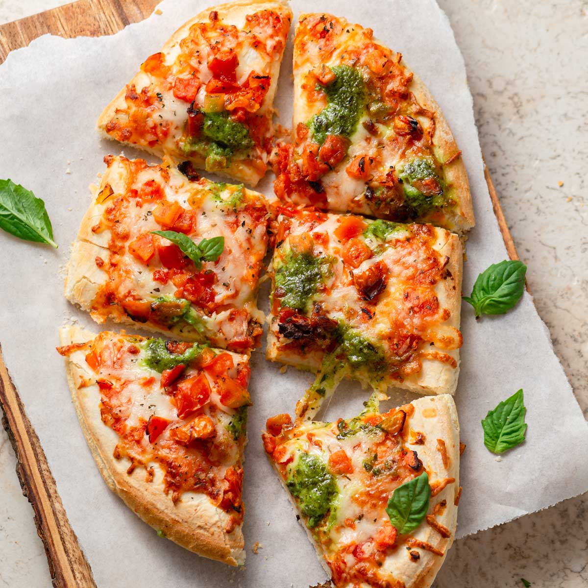 Crispy Frozen Pizza In Air Fryer - Love And Other Spices