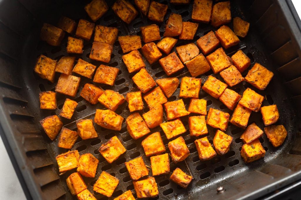 Air Fryer Sweet Potato Cubes