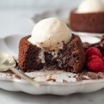 air fryer chocolate lava cake.