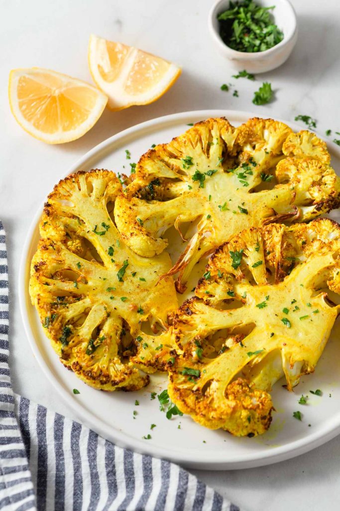 Air Fryer Cauliflower Steaks
