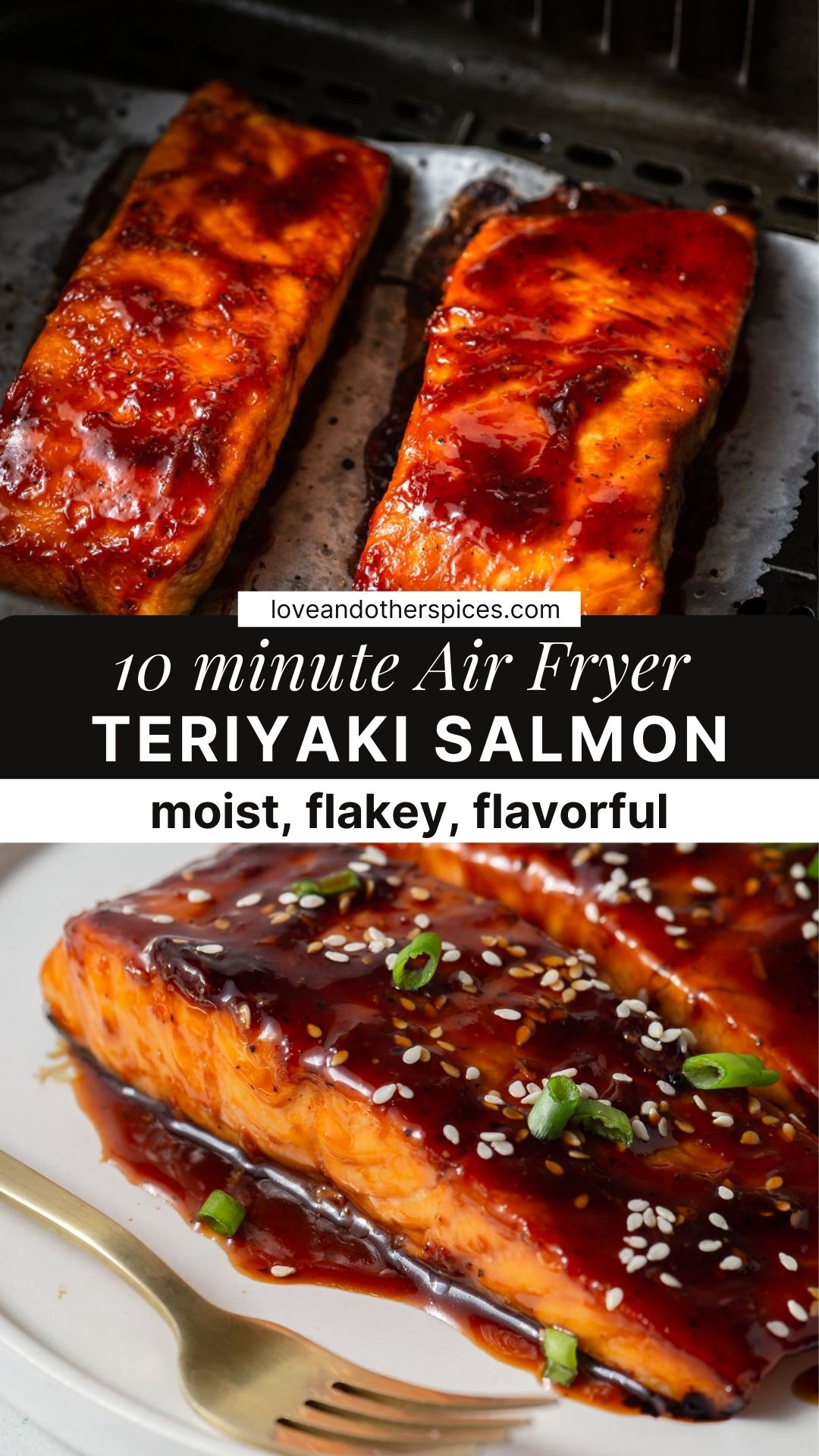 Air Fryer Teriyaki Salmon