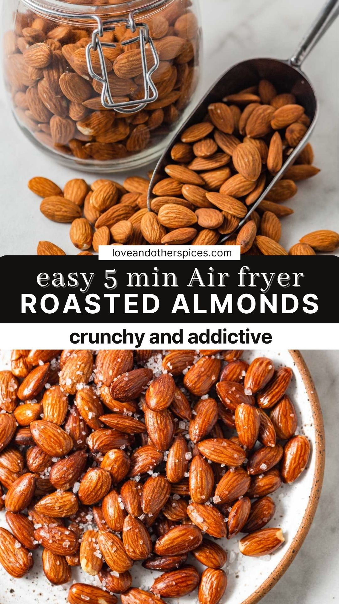 Air Fryer Roasted Almonds(Seasoned)