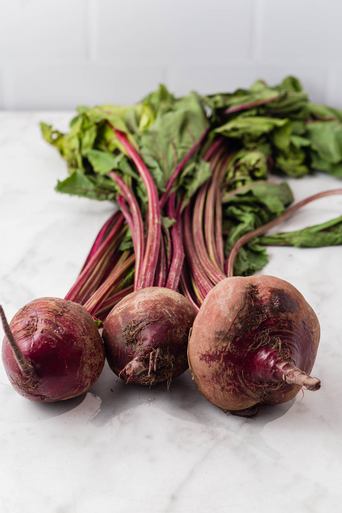 beets with greens.