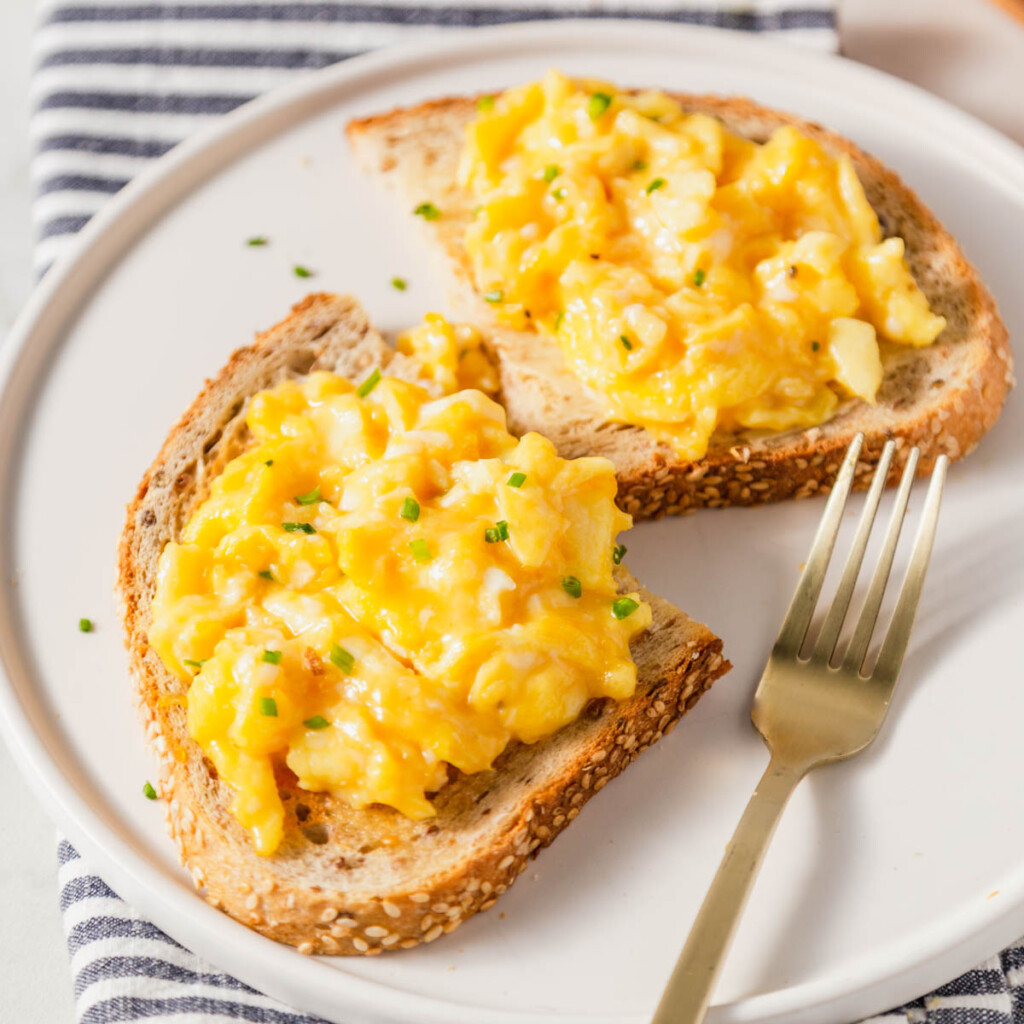 Air Fryer Scrambled Eggs