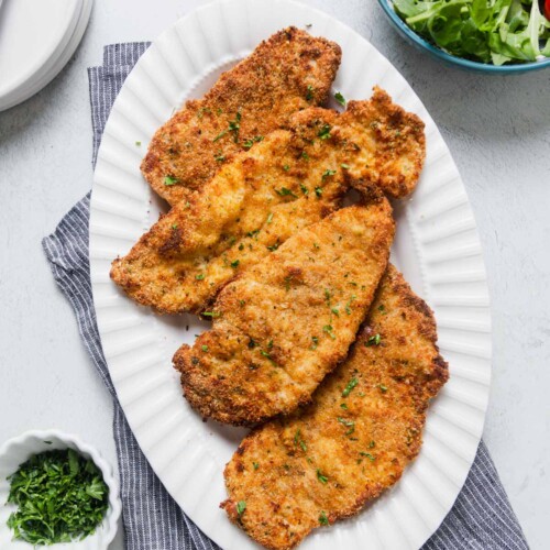 Crispy Air Fryer Chicken Cutlets In Just 10 Mins.