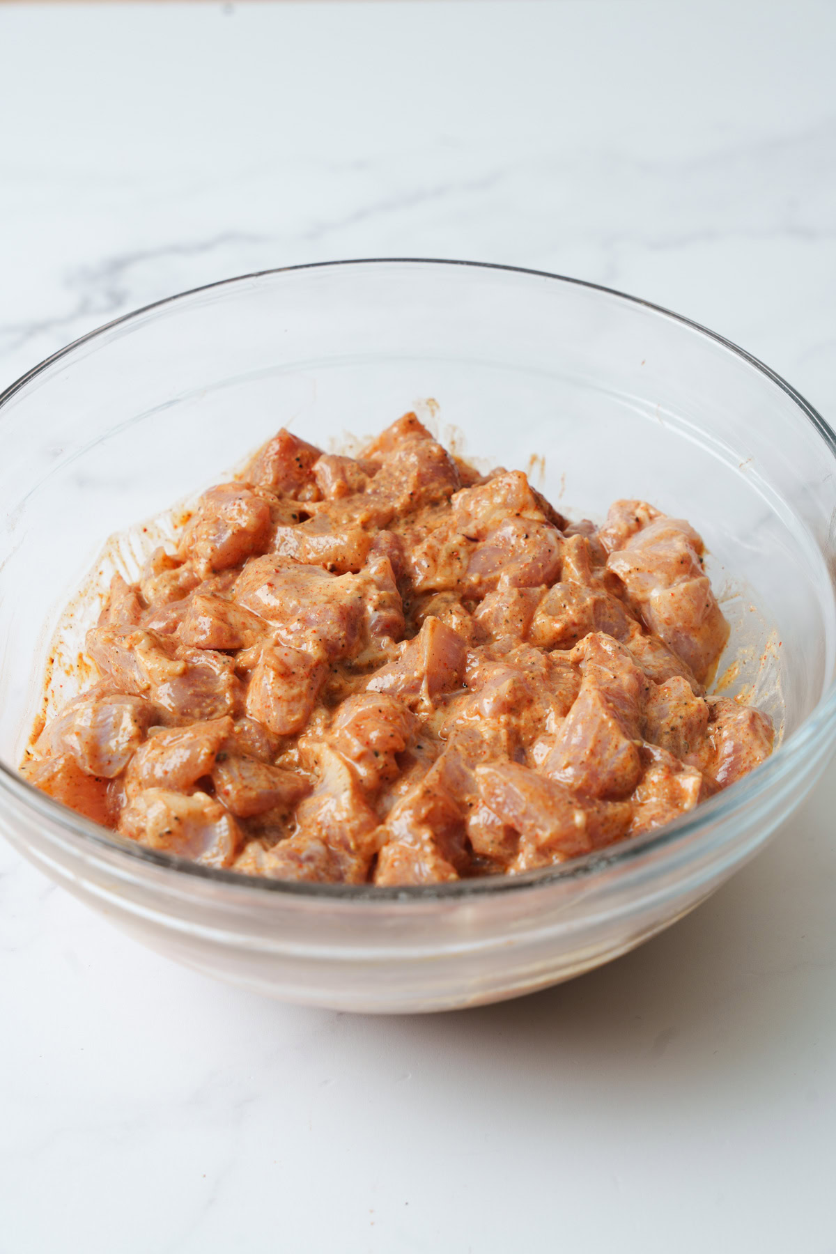 chicken marinade in a bowl.