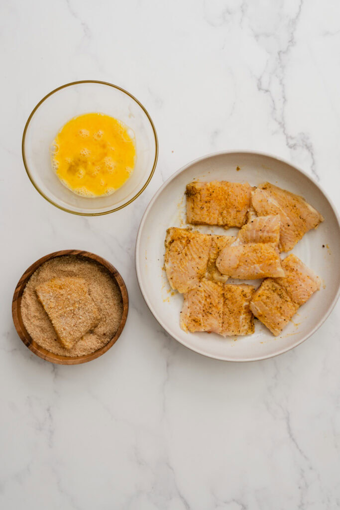 breading for fish fillets.